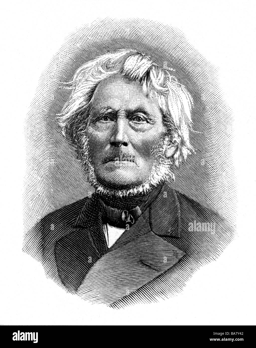 Harkort, Friedrich, 22.2.1793 - 6.3.1880, industriale tedesco, ritratto, incisione in legno, 19th secolo, , Foto Stock