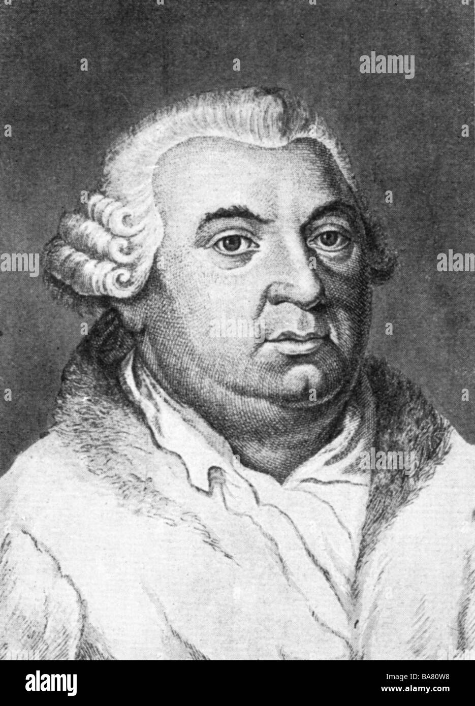 Jommelli, Niccolo, 10.9.1714 - 25.8.1774, compositore italiano, ritratto, stampa dopo immagine contemporanea, 18th secolo, Foto Stock