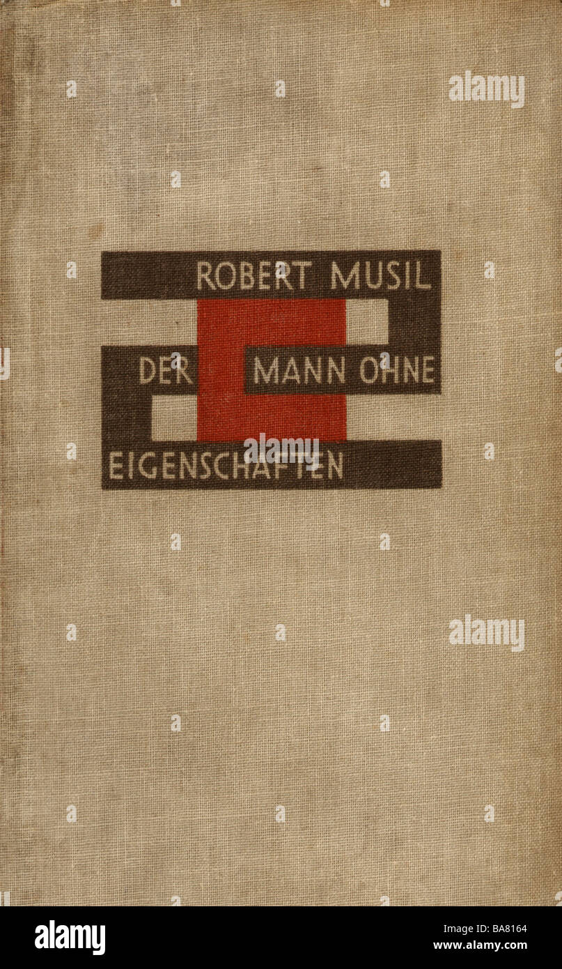 Musil, Robert (Edler von), 6.11.1880 - 15.4.1942, autore/scrittore austriaco, titolo di 'l'uomo Senza Qualità', prima edizione, Rowohlt Verlag, 1930, Foto Stock
