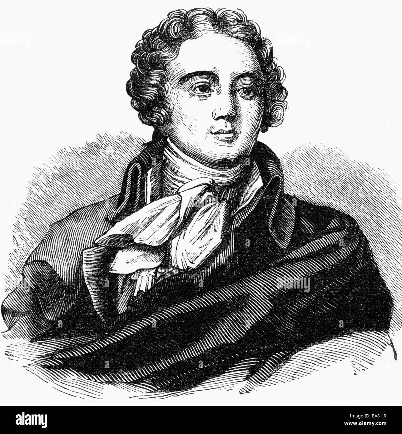 Barnave, Antoine, 22.10.1761 - 29.11.1793, giurista e politico francese, ritratto, incisione in legno, 19th secolo, , Foto Stock