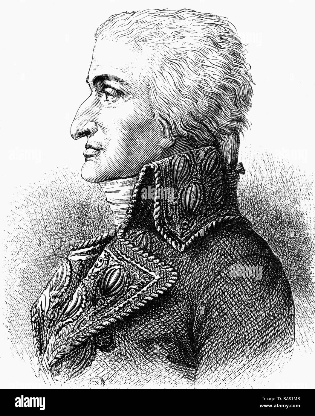 Cambaceres, Jean Jacques de, 18.10.1753 - 8.3.1824, politico francese, ritratto, incisione in legno, 19th secolo, , Foto Stock