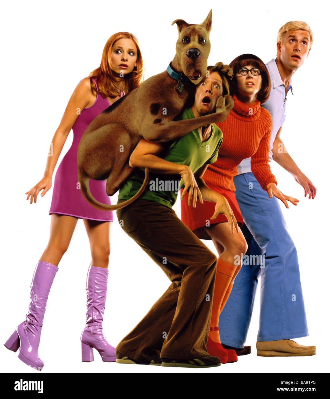 SCOOBY DOO 2002 Warner/Mosaico Media film con Sarah Michelle Gellar Foto Stock