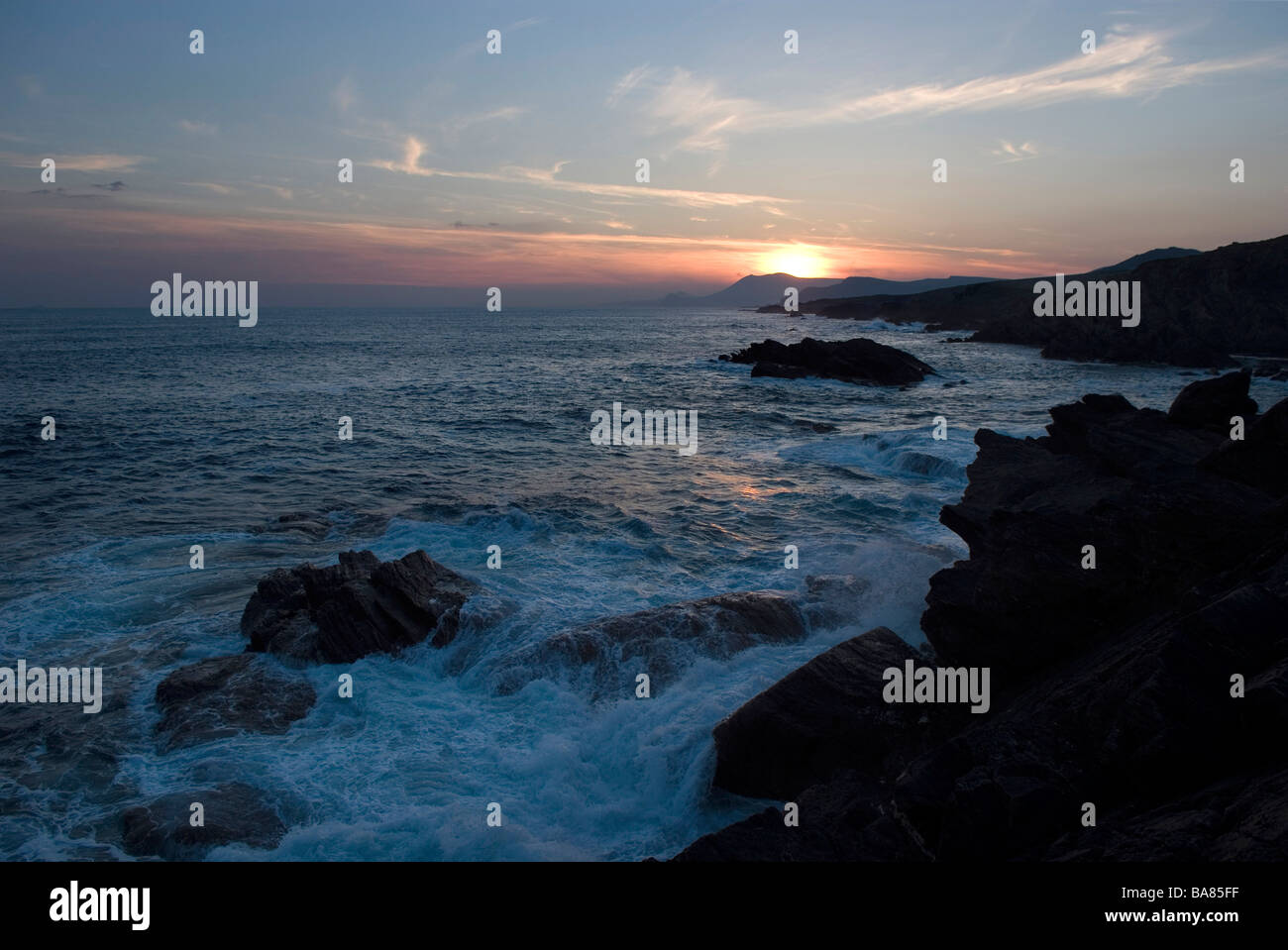 Atlantic Drive Achill Mayo Foto Stock