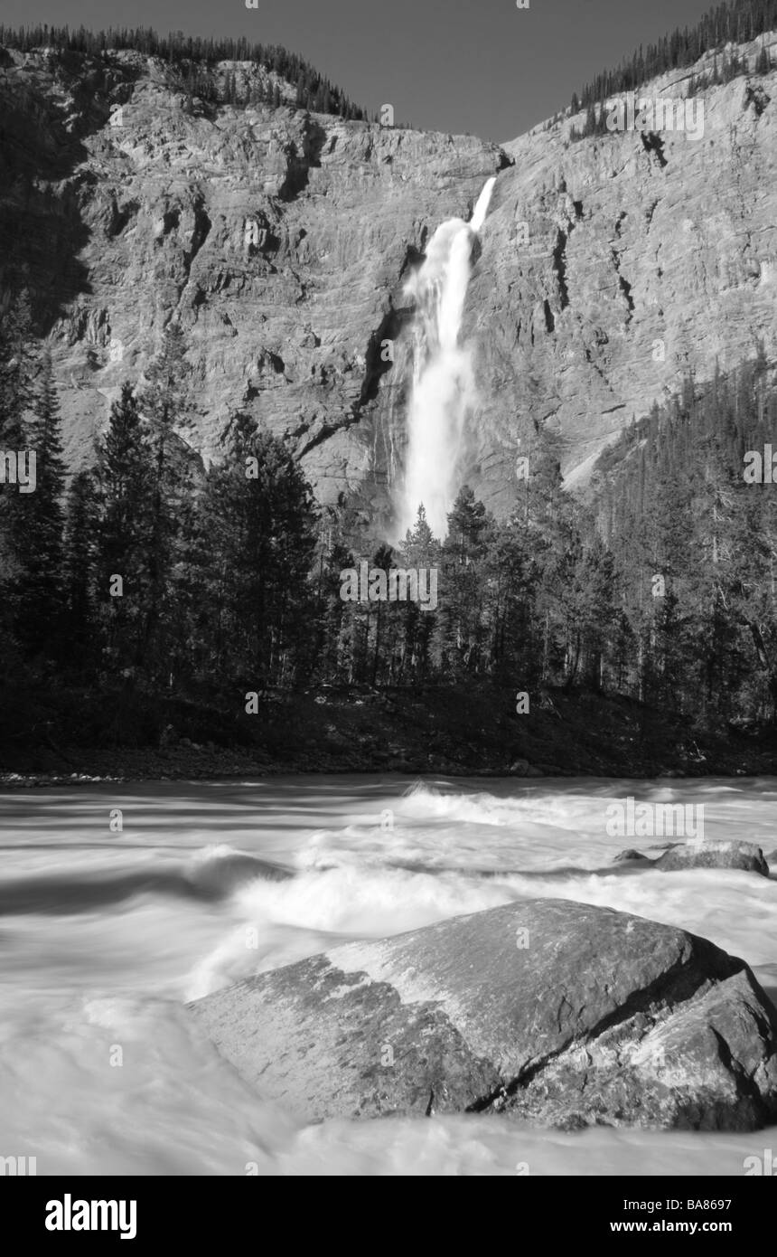 Le cascate di Takakkaw, Parco Nazionale di Yoho, British Columbia Foto Stock