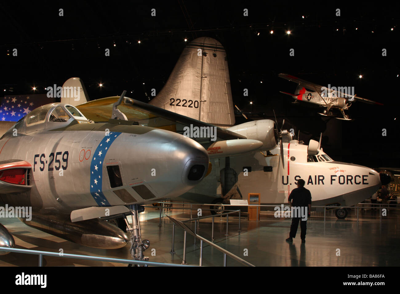 United States Air Force Museum Dayton, Ohio Wright Patterson base Foto Stock