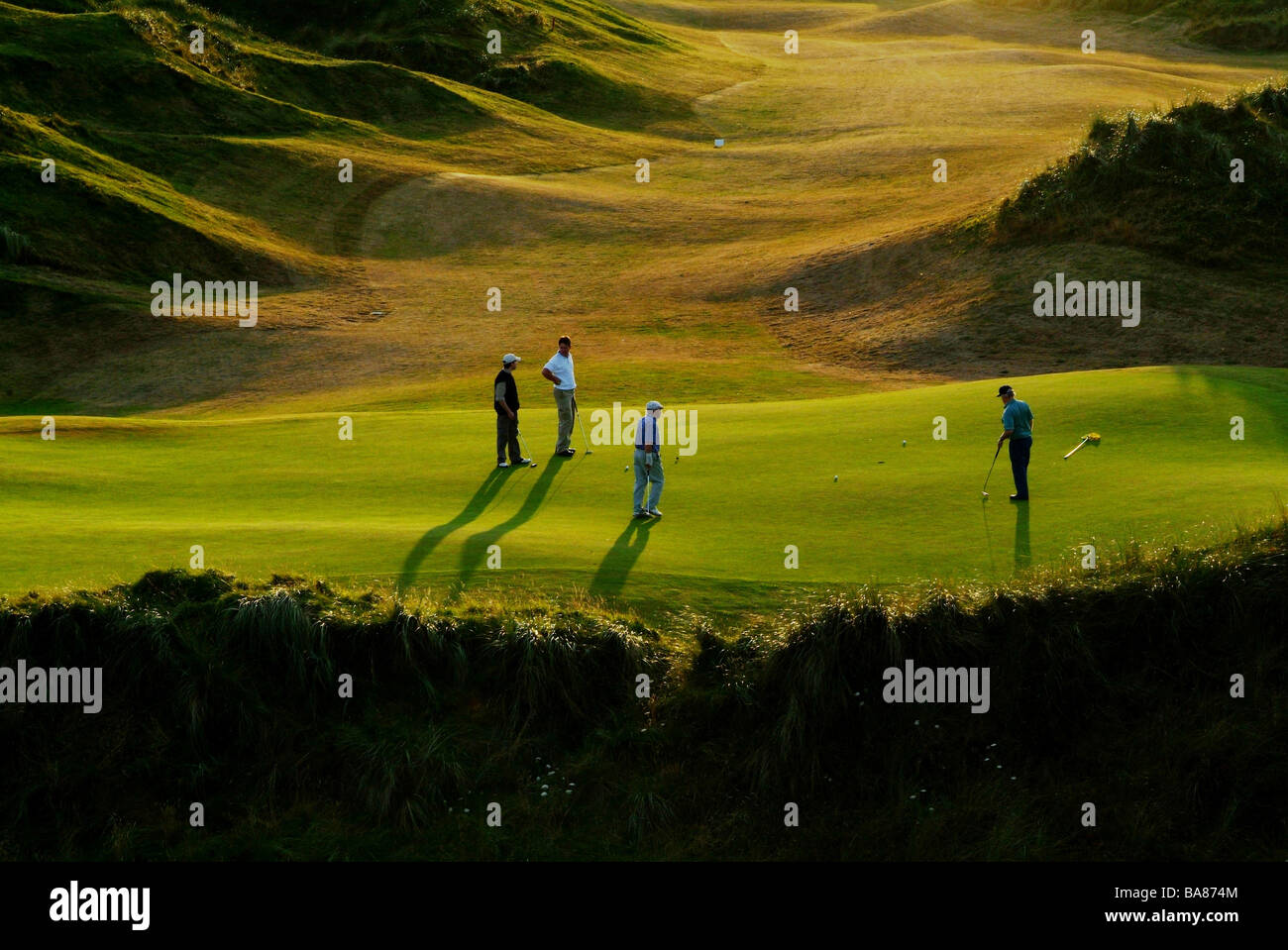 Enniscrone Golf club Co Sligo Irlanda Foto Stock