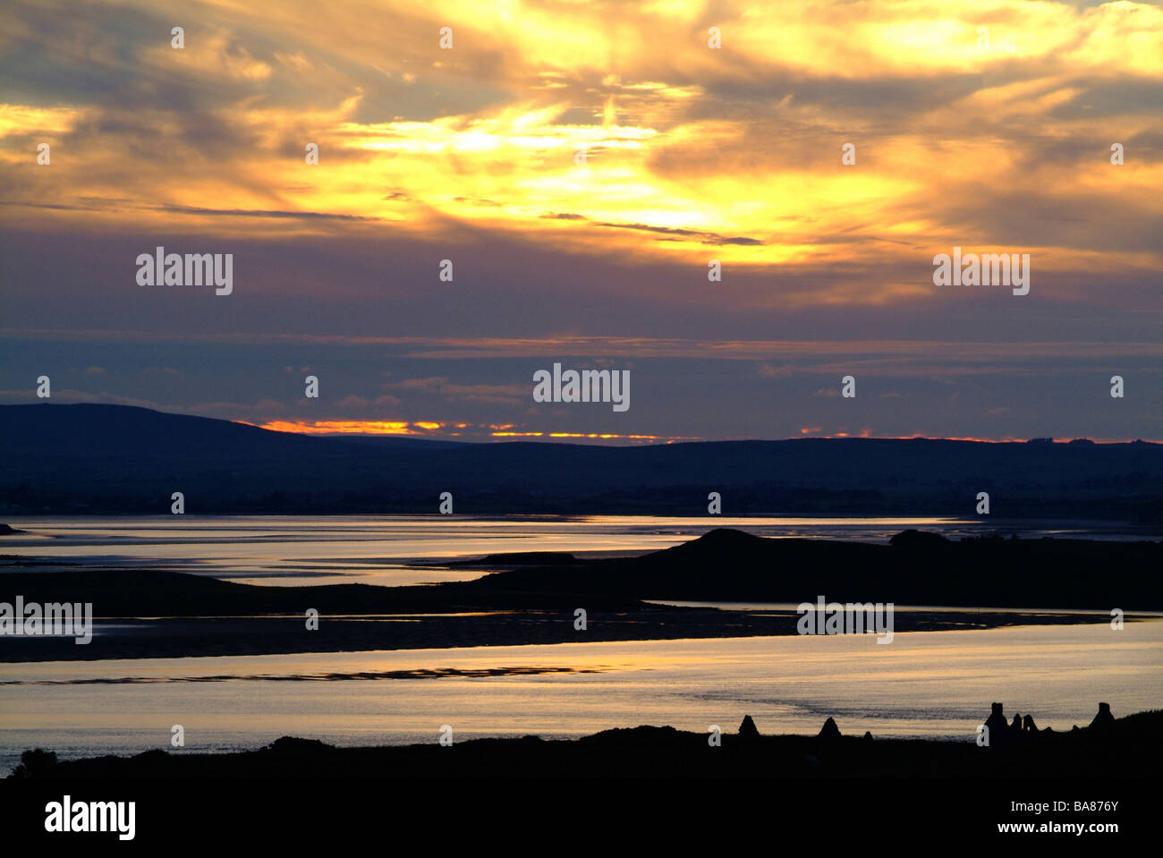 Moy Estuario della contea di Mayo, Irlanda Foto Stock