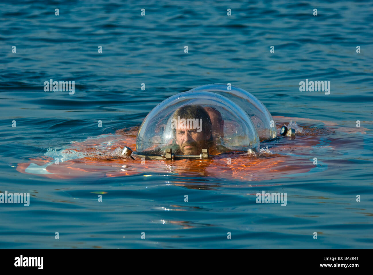 Privato sottomarino Tedesco nemo 100 sulla superficie Foto Stock