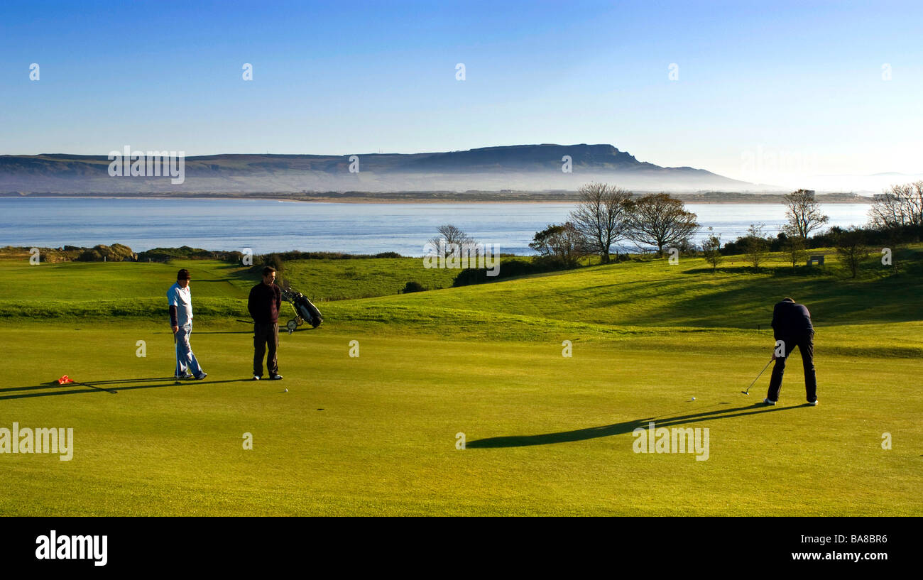 Greencastle Golf Club Co Donegal Irlanda Foto Stock