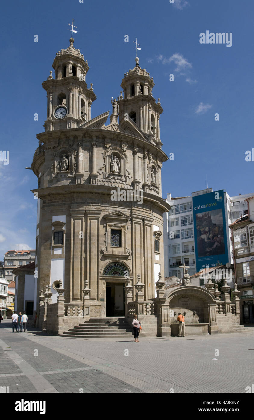 Cappella dei pellegrini, Pontevedra, Spagna Foto Stock