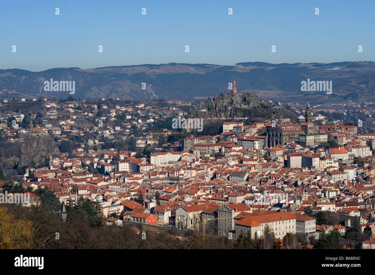 Le Puy-en-Velay (43) : vista generale Foto Stock