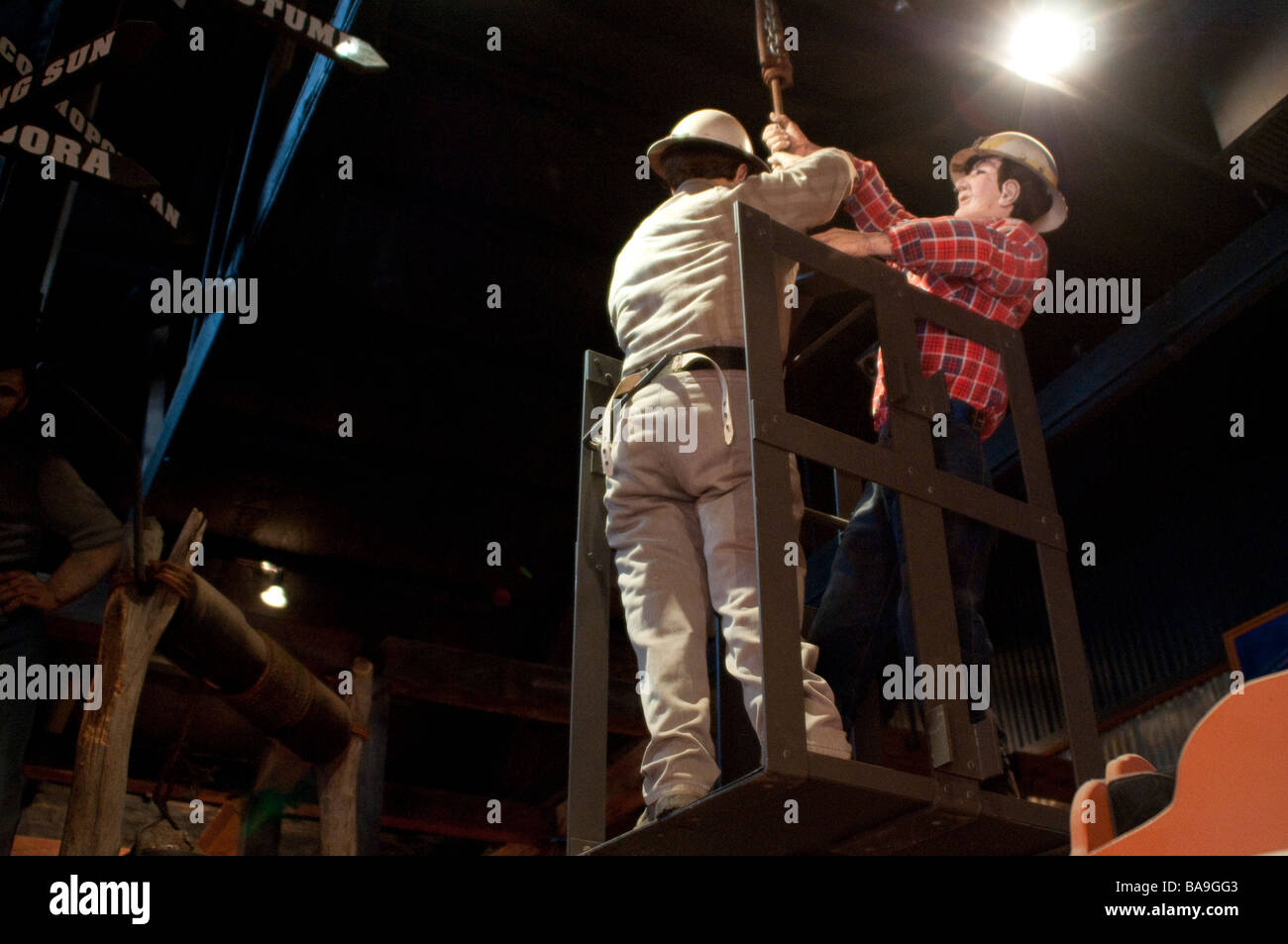 Interno di Geocenter Museo Geologico Broken Hill Nuovo Galles del Sud Australia Foto Stock