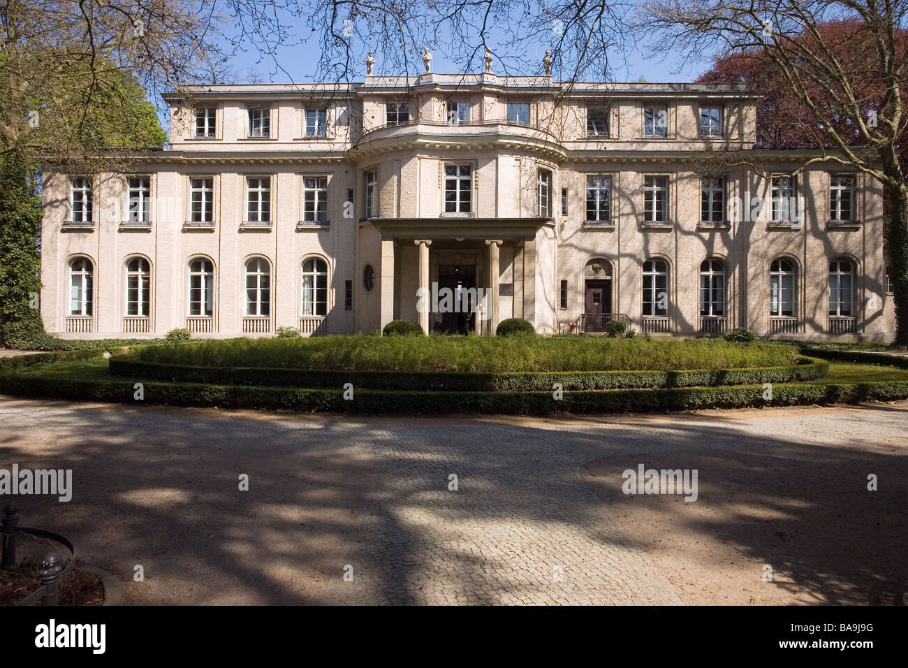 Haus der Wannsee Konferenz, Berlino, Germania Foto Stock