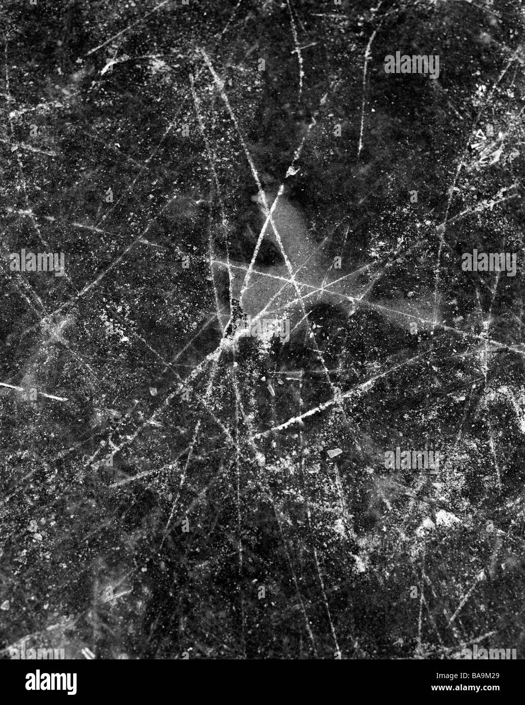 Reticolo sul ghiaccio. Foto Stock