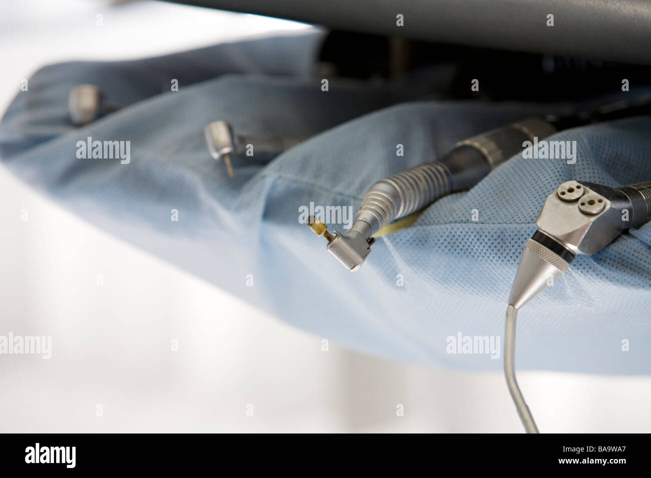 Attrezzature di dentista. Foto Stock