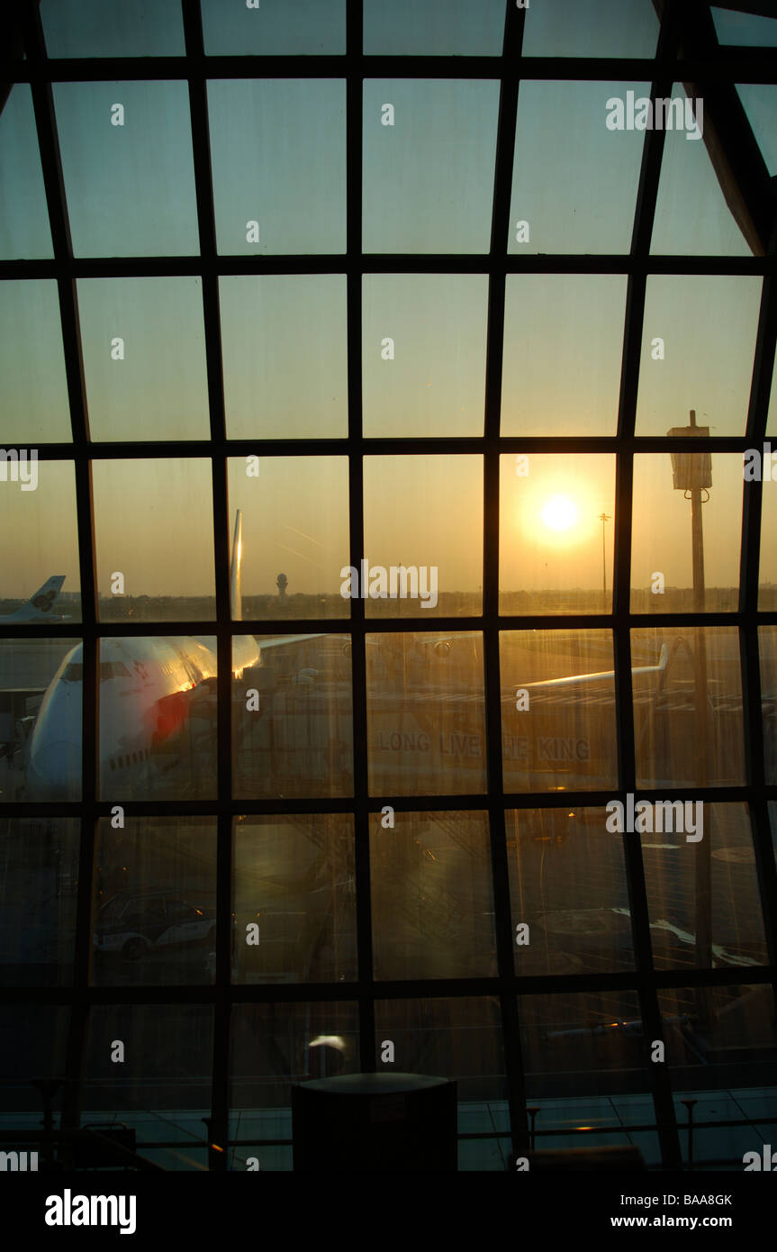 Un aeroporto. Foto Stock