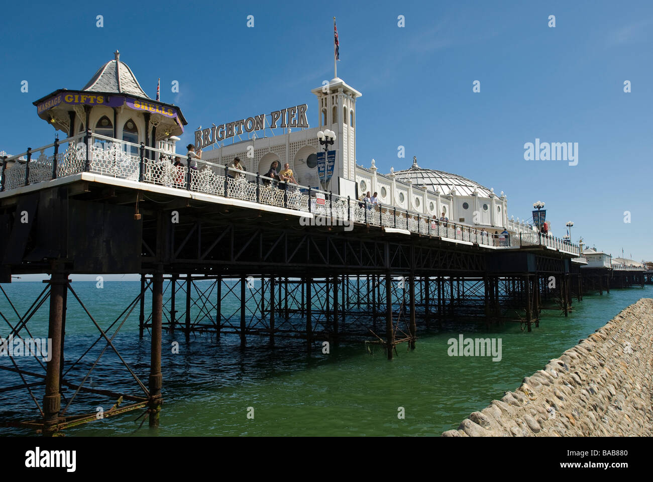 Brighton Palace Pier, Inghilterra Foto Stock