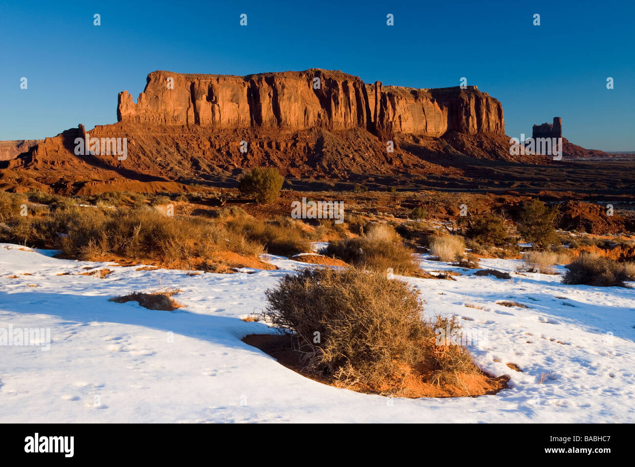 Il parco tribale Navajo Monument Valley in Arizona, Stati Uniti. Foto Stock