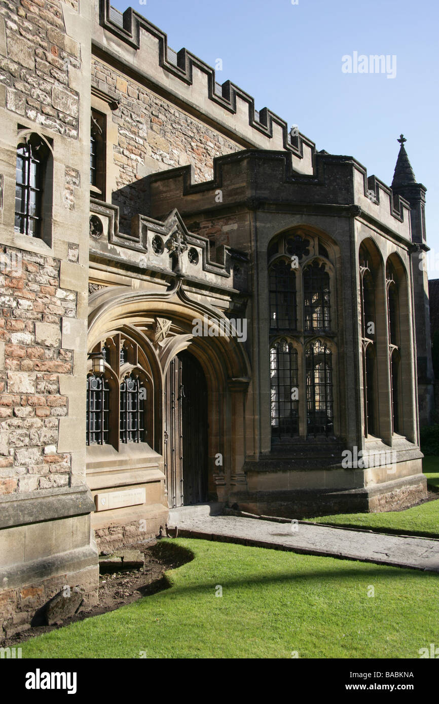 Città di pozzi, Inghilterra. Il XIII secolo Il Grade ii Listed Cattedrale di Wells musica scuola docenti edificio in cattedrale verde. Foto Stock