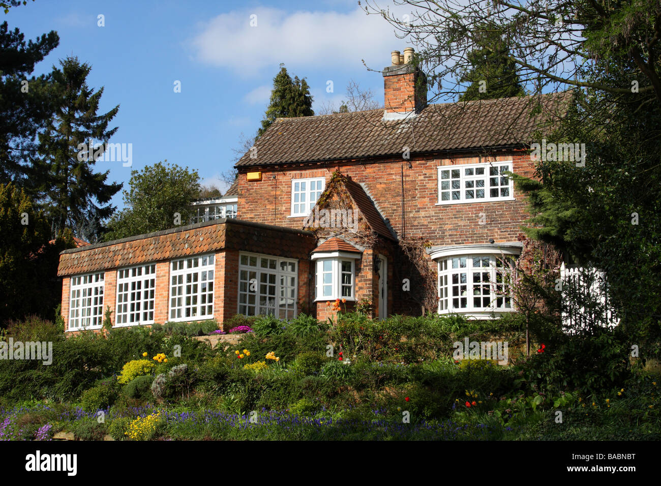 Una casa unifamiliare in U.K. Foto Stock