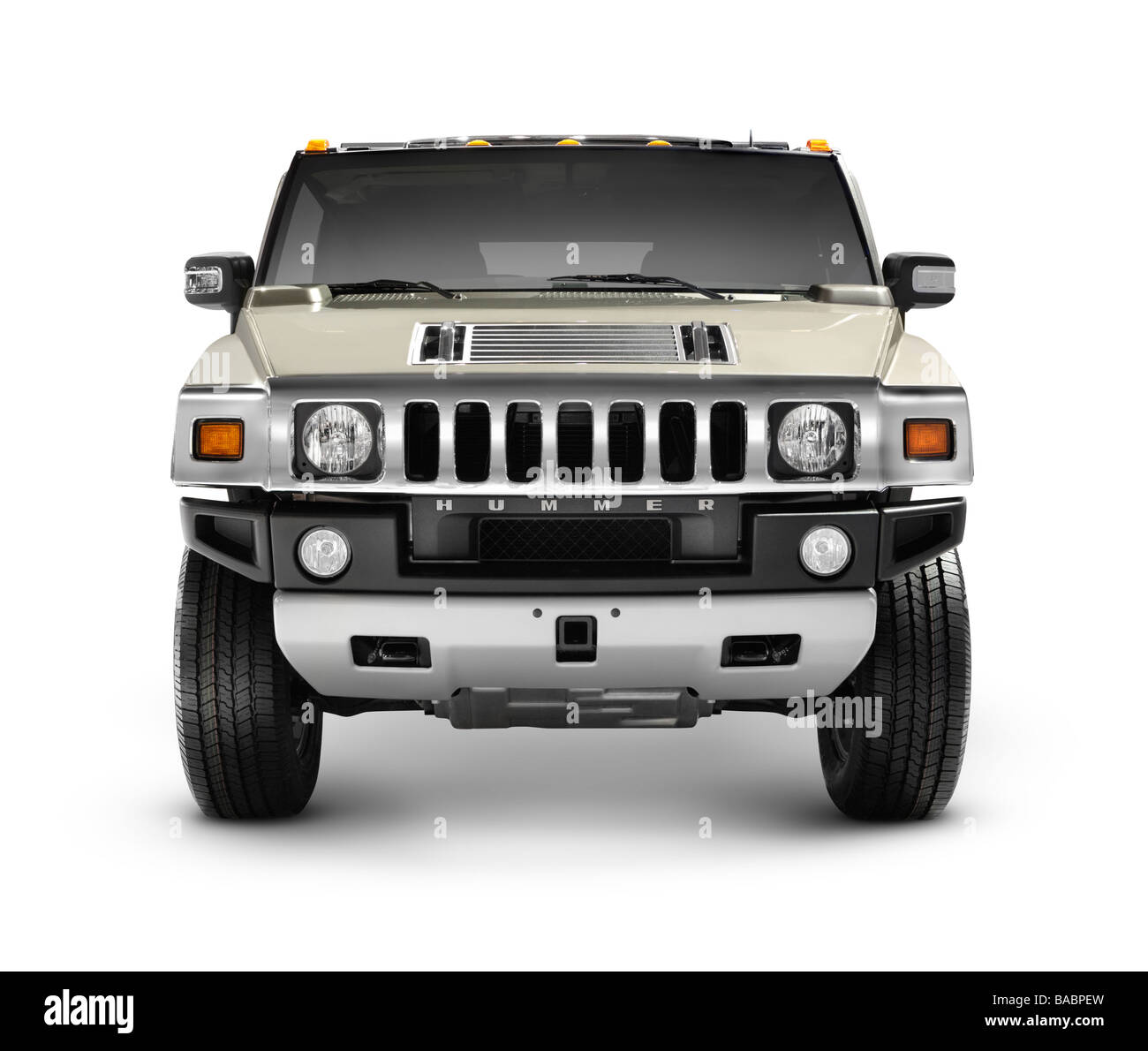 Licenza e stampe a MaximImages.com - Hummer H2 camion nero Foto Stock
