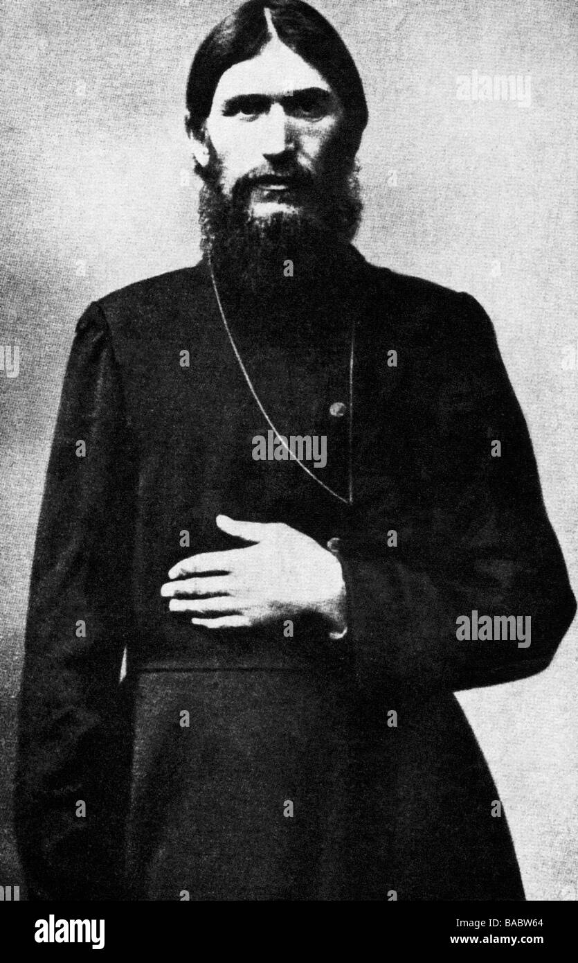Rasputin, Grigori Yefimovich, 22.1.1869 - 30.12.1916, monaco russo, mezza lunghezza, foto, circa 1910, Foto Stock