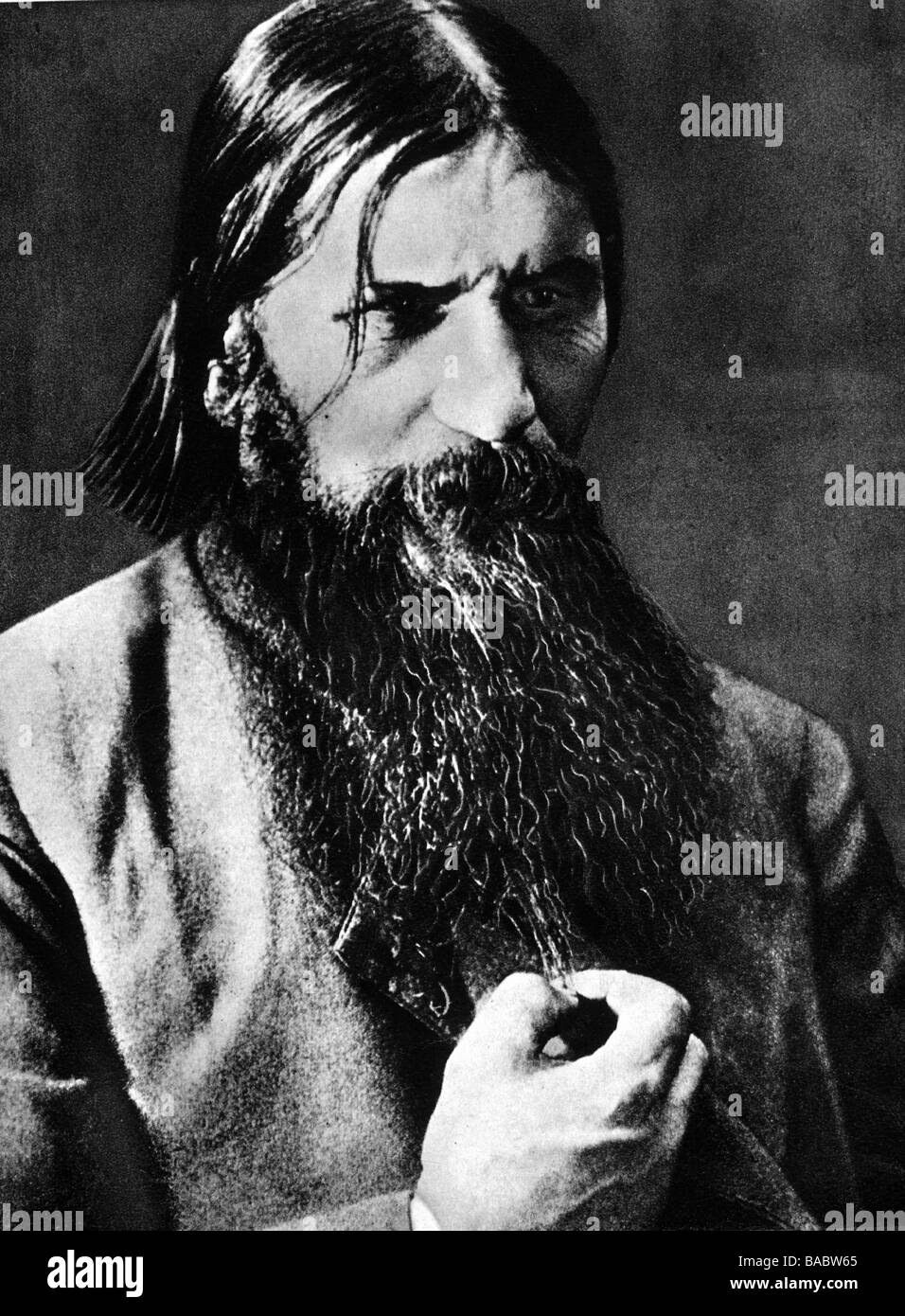 Rasputin, Grigori Yefimovich, 22.1.1869 - 30.12.1916, monaco russo, ritratto, foto, circa 1910, Foto Stock
