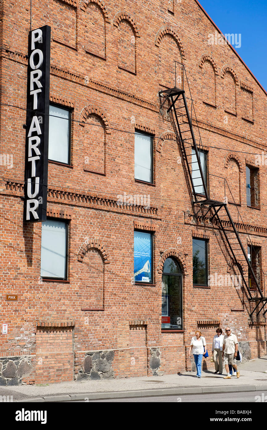 Estonia (Paesi Baltici), Parnu, il paese principale stazione balneare Foto Stock