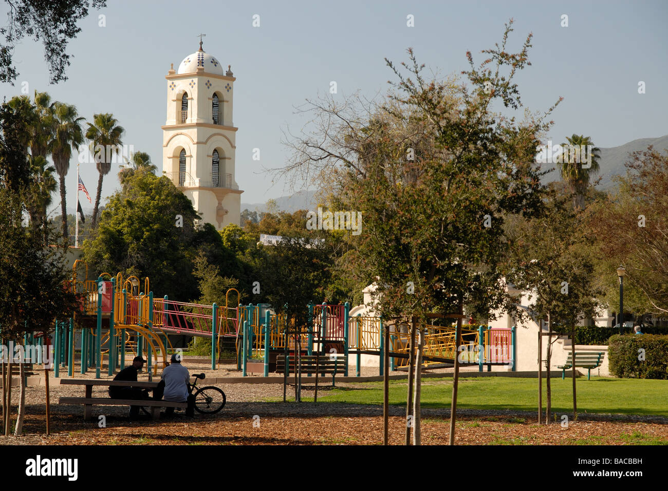 Un parco in Ojai, California Foto Stock