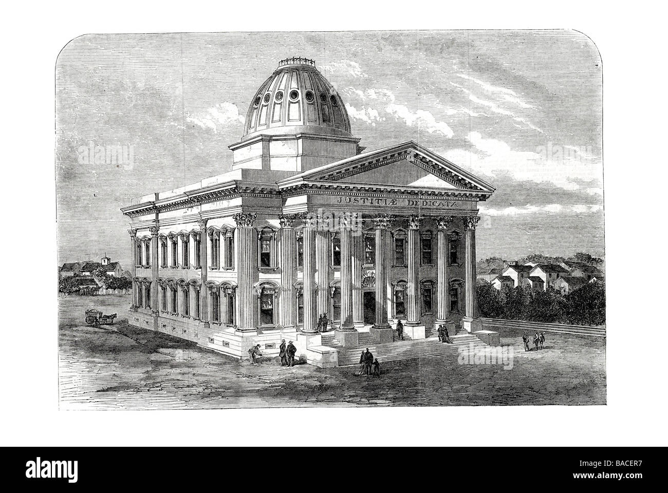 Casa Corte San Jose Calafornia 1868 Santa Clara edificio prigione Foto Stock