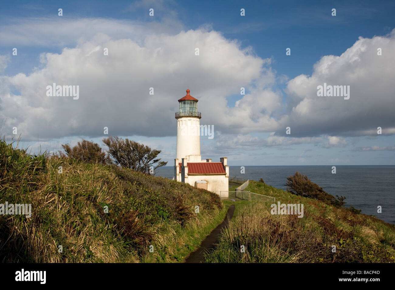 Nord Capo Faro - Cape delusione del Parco Statale di Washington Foto Stock