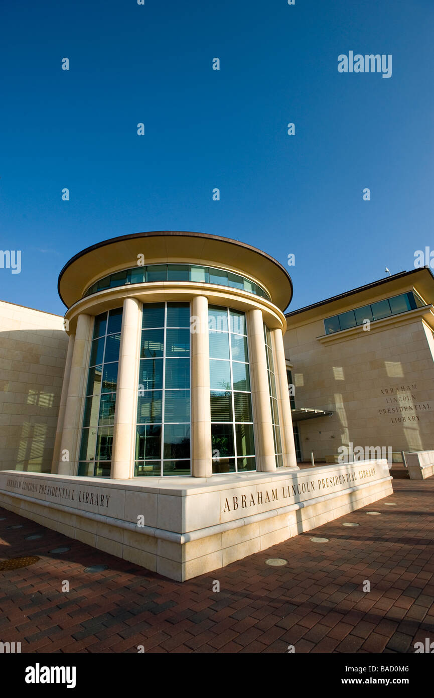 Abraham Lincoln Presidential Library and Museum Springfield Illinois Foto Stock