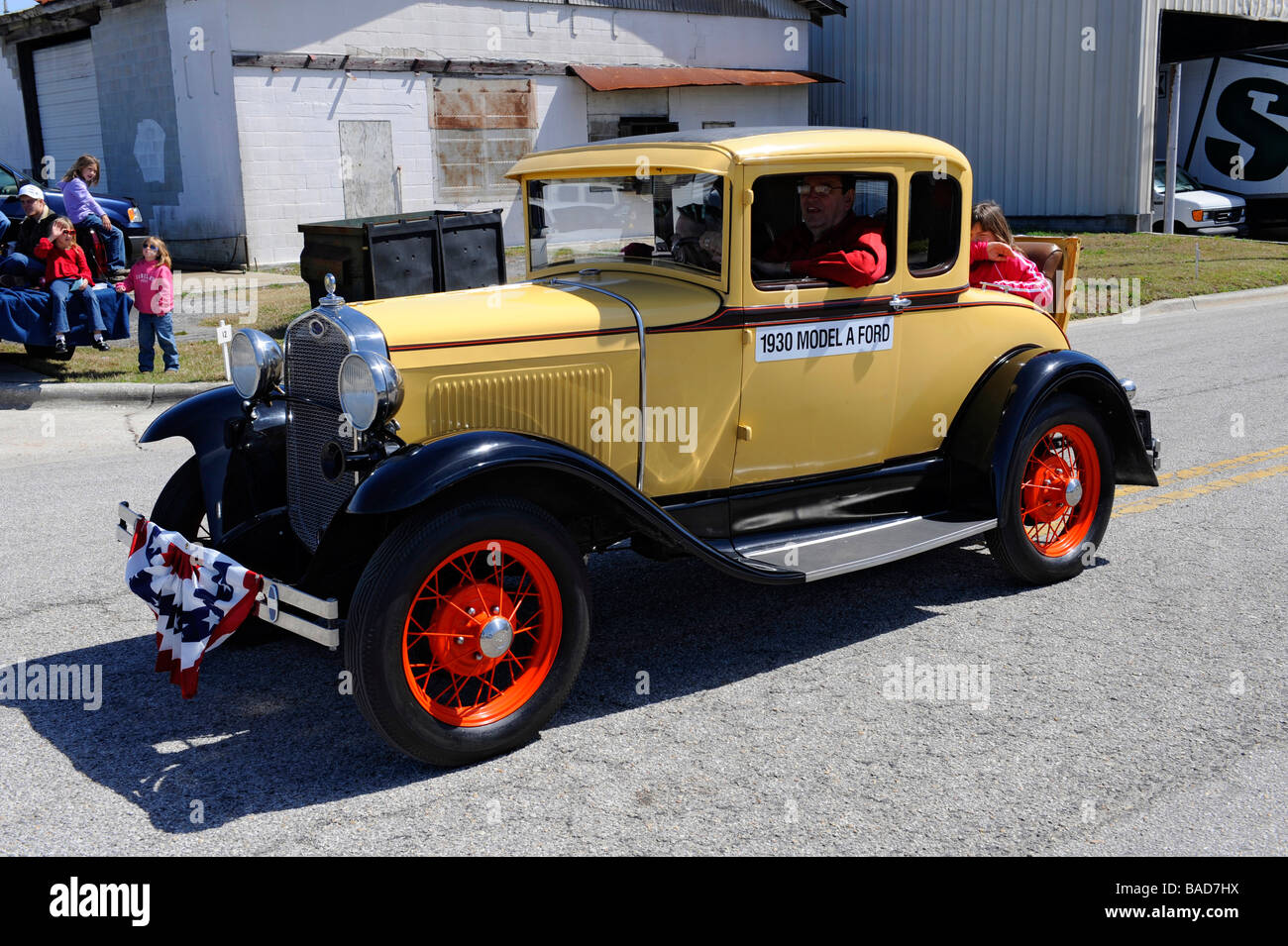 Modello 1930 una Ford in Festival di fragola Parade Plant City Florida Foto Stock