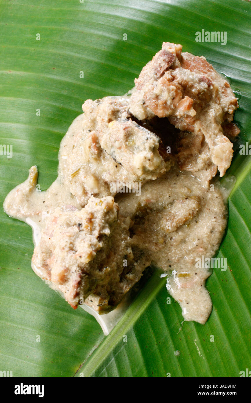 Carni di montone Curry è un non-veg piatto dal Kerala Foto Stock