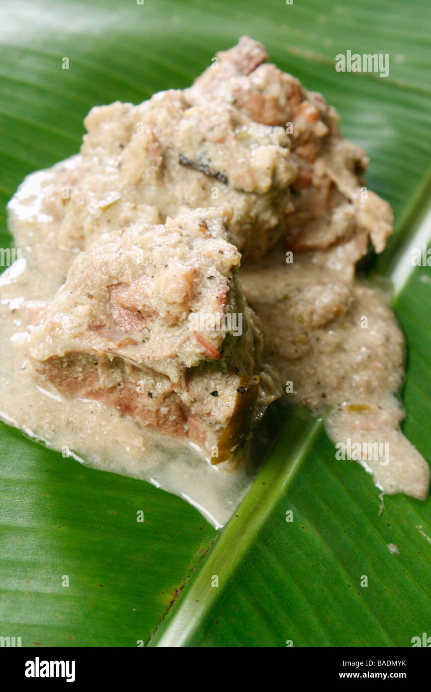 Carni di montone Curry è un non-veg piatto dal Kerala Foto Stock
