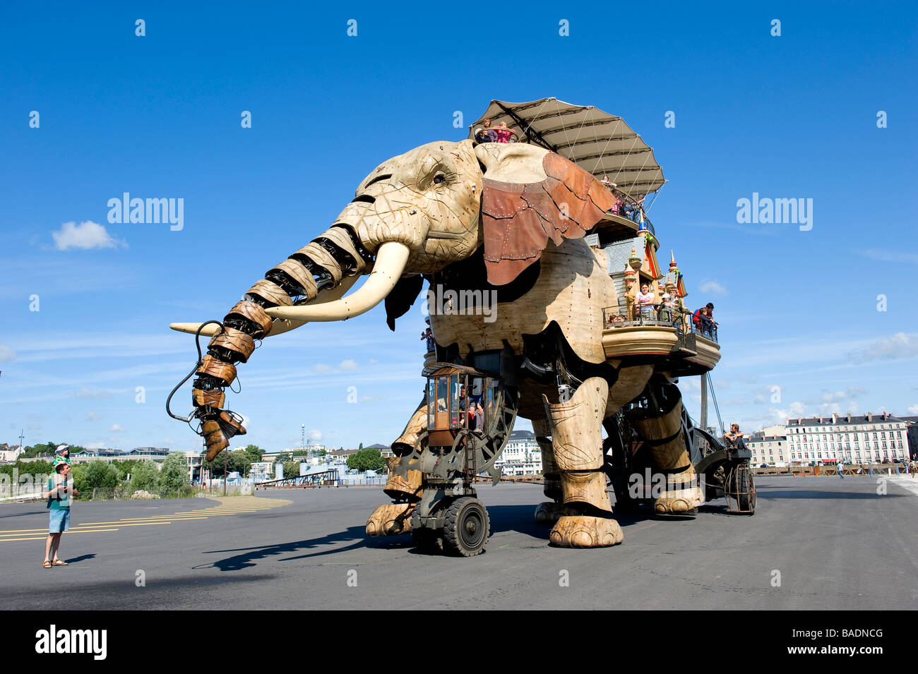 Francia Loire Atlantique Nantes Macchine Dell Isola Di Nantes L Elefante Auomaton Foto Stock Alamy