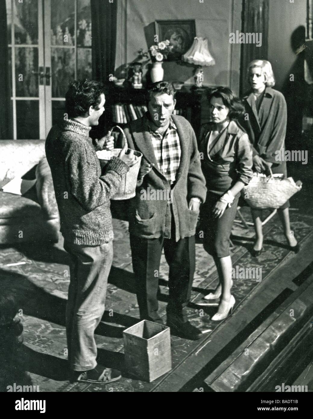 Guardare indietro con rabbia 1959 ABP film con da l: Gary Raymond,Richard Burton, Claire Bloom e Maria Ure Foto Stock