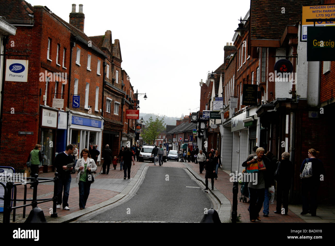 Godalming high street SURREY REGNO UNITO sud dell'inghilterra Foto Stock