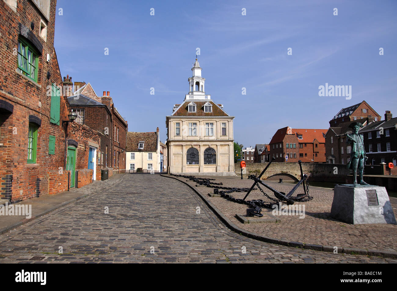 Il Custom House, Hereford Quay, King's Lynn, Norfolk, Inghilterra, Regno Unito Foto Stock