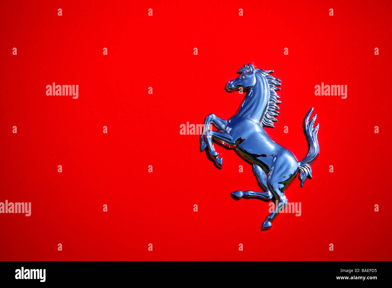 Cavallino Ferrari Foto Stock