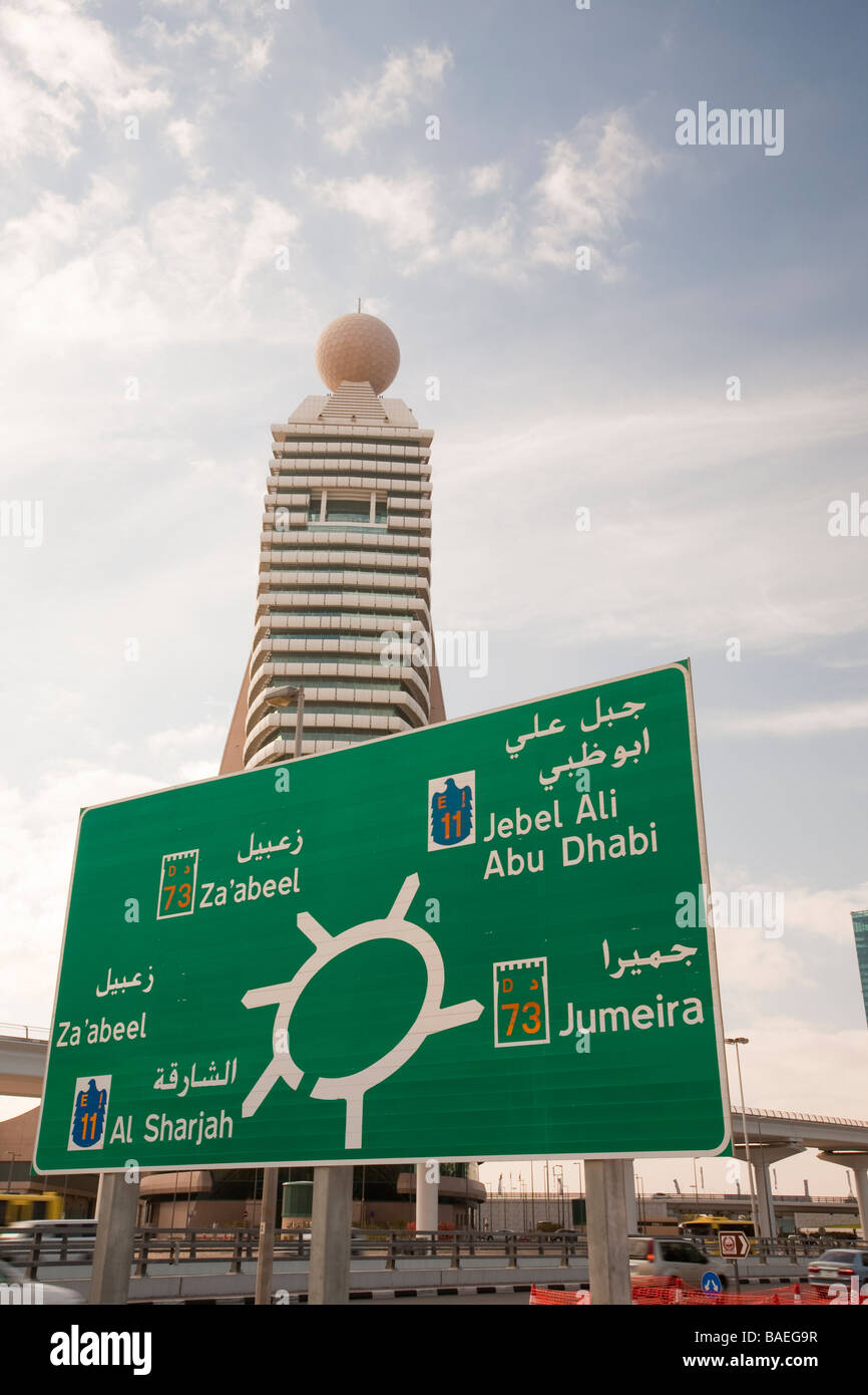 Il World Trade Centre di Dubai Foto Stock