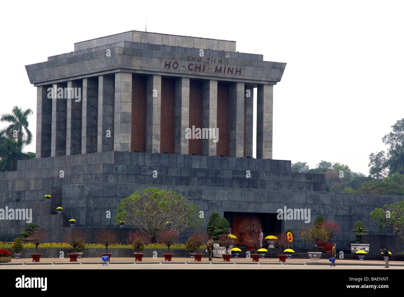 Il Mausoleo di Ho Chi Minh ad Hanoi Vietnam Foto Stock