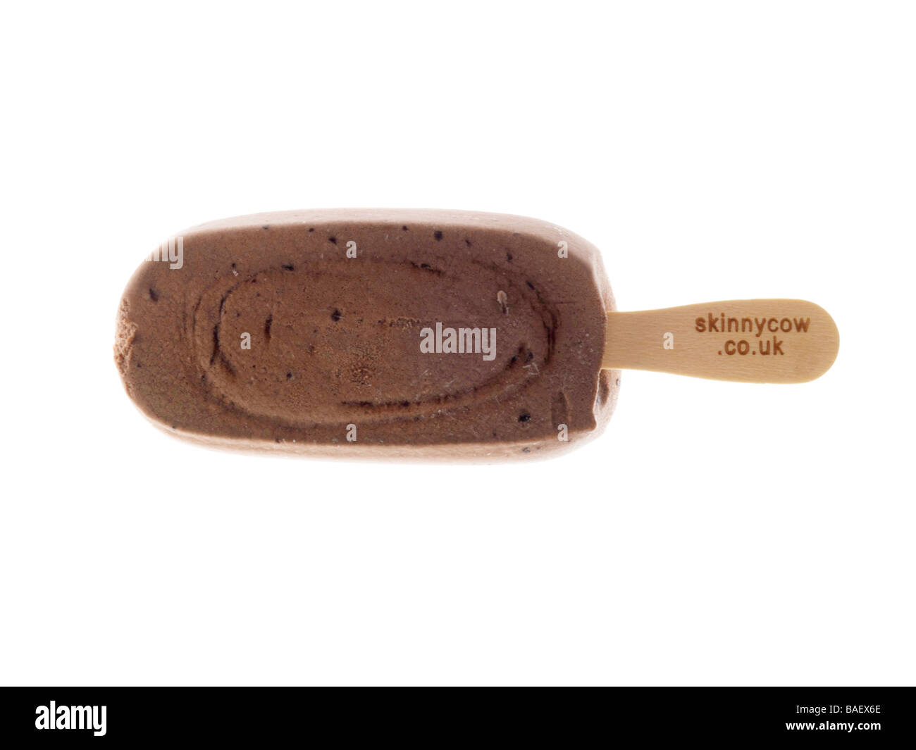 Triple di gelato al cioccolato Foto Stock