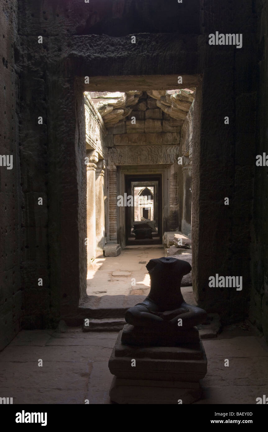 Preah Khan Temple Angkor Siem Reap Cambogia Foto Stock