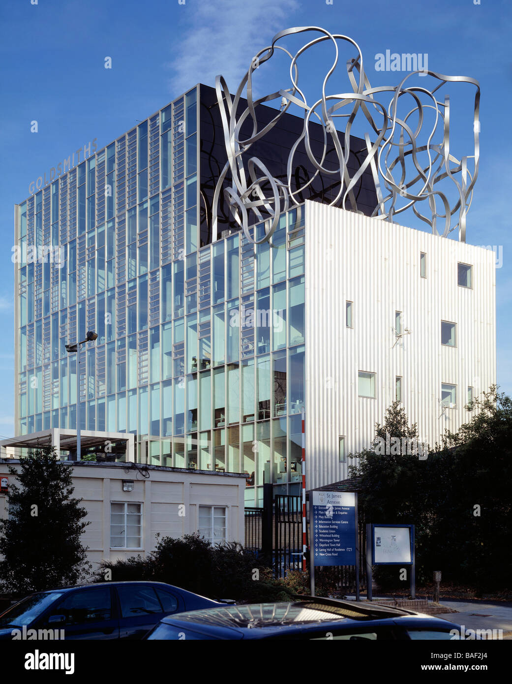 Ben Pimlott edificio Goldsmiths College, Londra, Regno Unito, Alsop Architects Limited, Ben pimlott edificio orafi Foto Stock