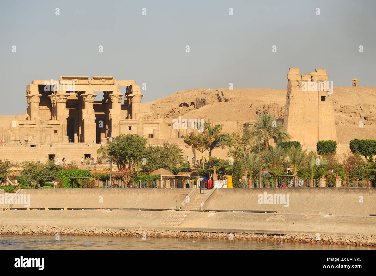 Africa Egitto tempio di Sobek e Haroeris a Kom Ombo Foto Stock