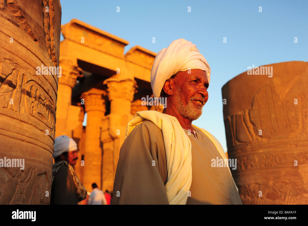 Africa Egitto tempio di Sobek e Haroeris a Kom Ombo Foto Stock
