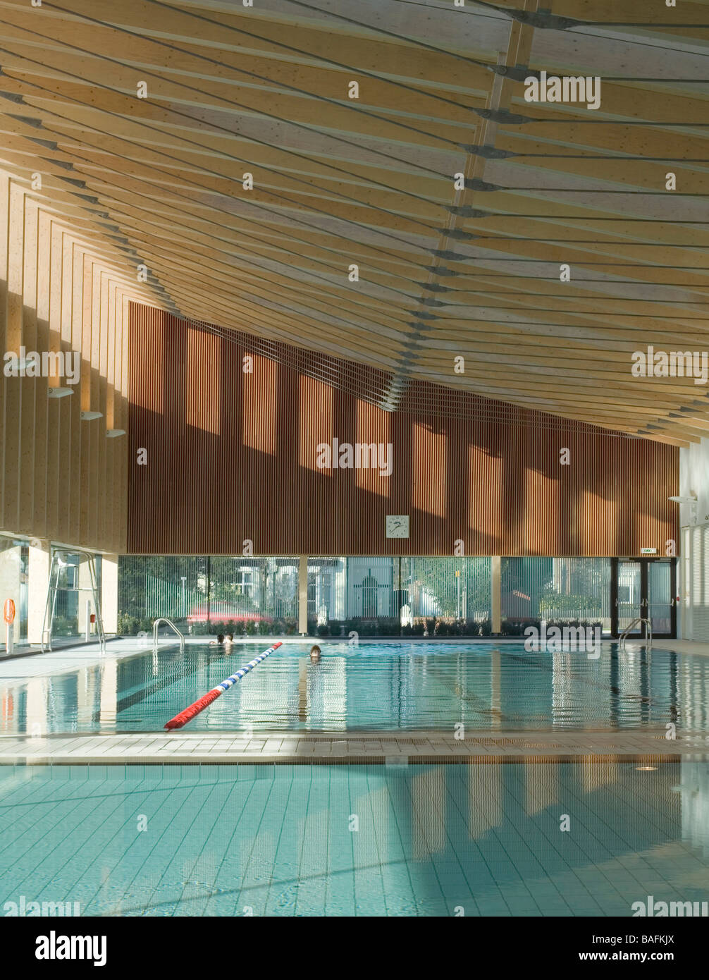 Formby piscina, Formby, Regno Unito, Feilden Clegg Bradley Architects, Formby pool. Foto Stock