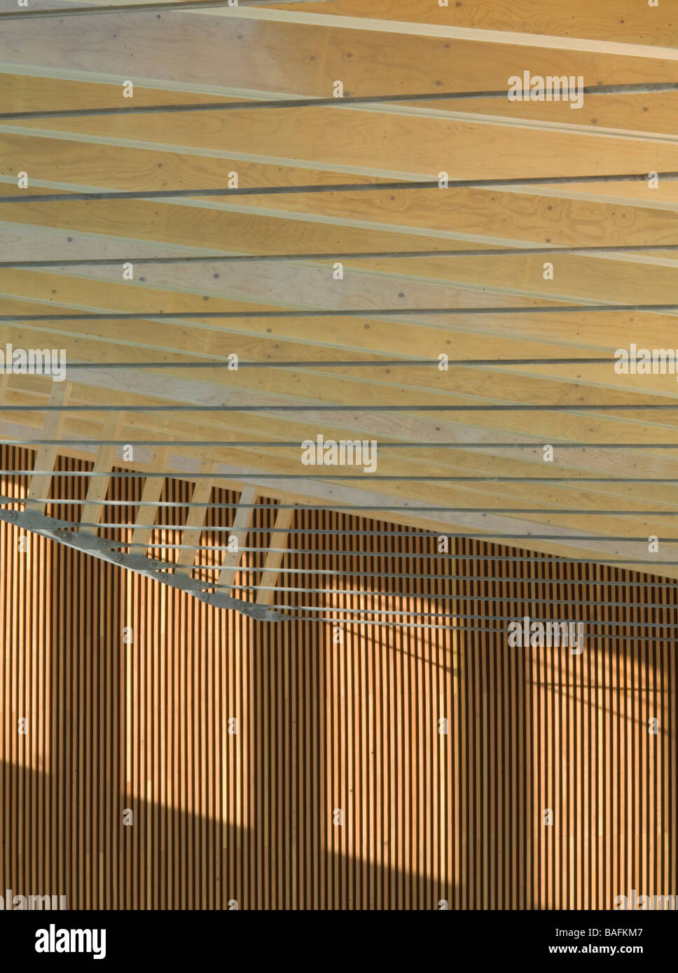 Formby piscina, Formby, Regno Unito, Feilden Clegg Bradley Architects, Formby piscina piscina sul tetto. Foto Stock