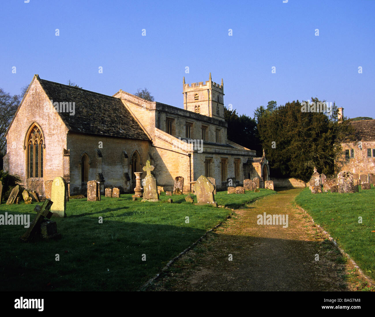 Great Barrington Chiesa Gloucestershire in Inghilterra Foto Stock